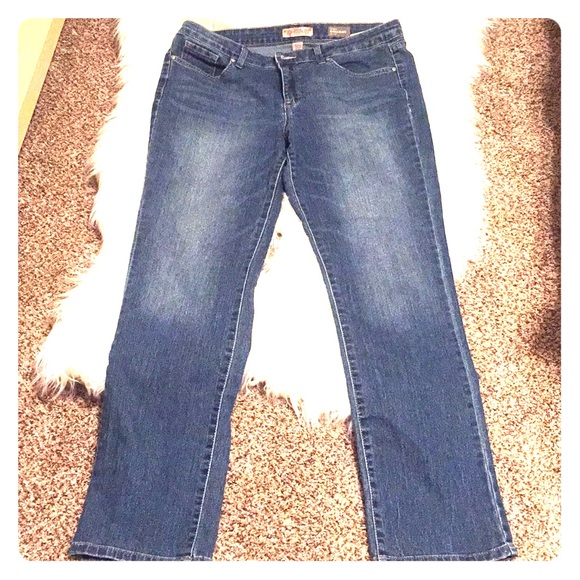 nine west straight leg jeans